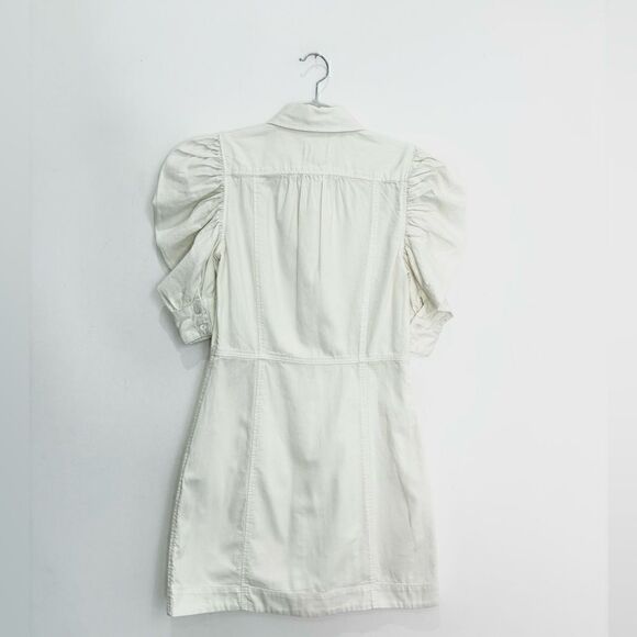 FRAME Gillian Puff Sleeve Mini Dress - Picture 10 of 13